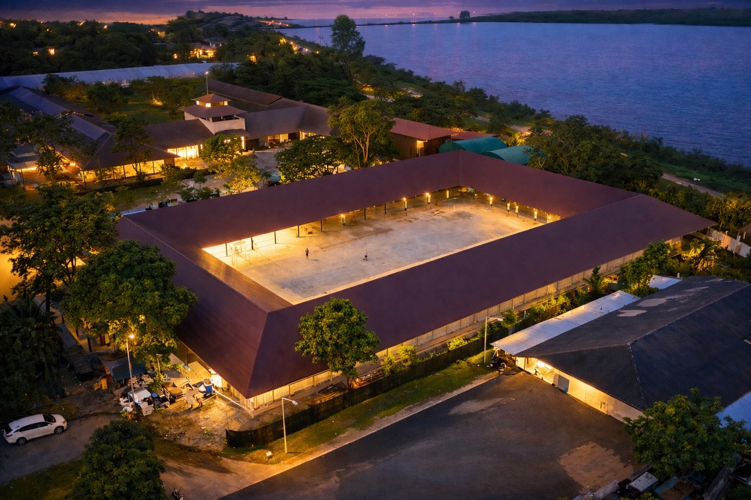 งานก่อสร้างคอกม้า วี แอนด์ เอ