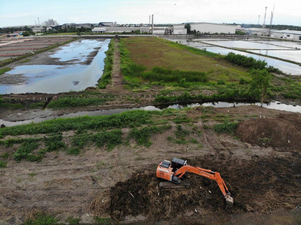 งานถมดินบริษัท Royal Food 90 ไร่ อ.กระทุ่มแบน จ.สมุทรสาคร